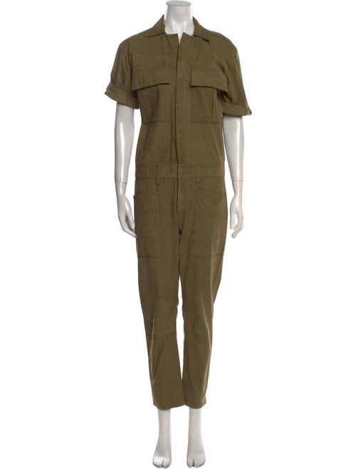 FRAME Suede Jumpsuit