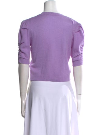 FRAME Cashmere Mock Neck Crop Top