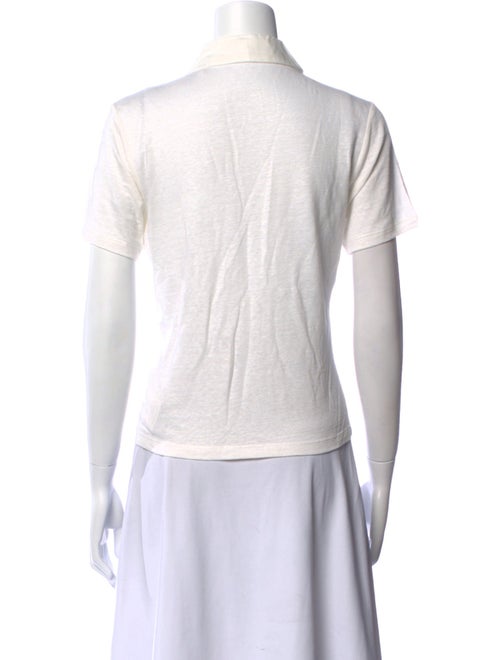 FRAME Linen Short Sleeve Polo