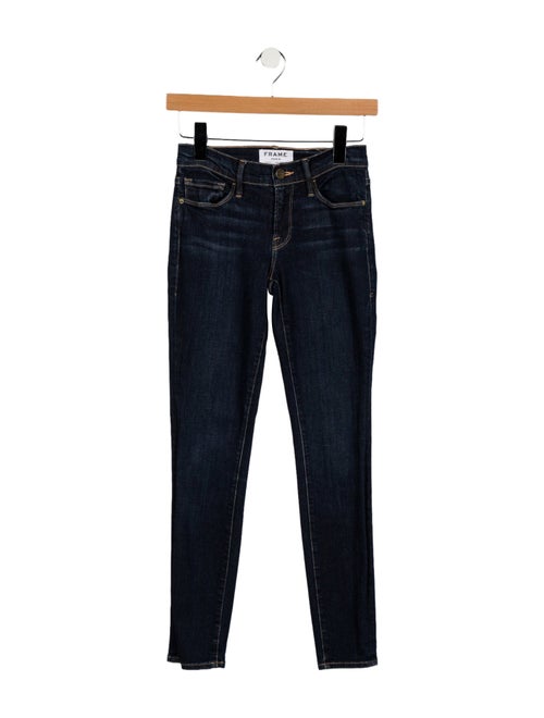 FRAME Low-Rise Skinny Leg Jeans