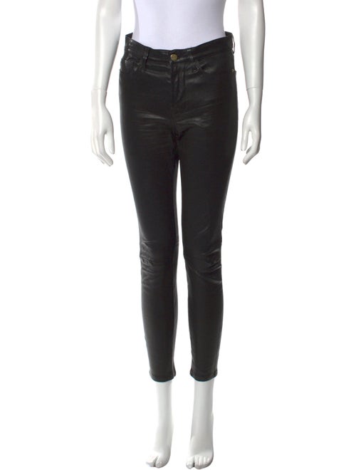 FRAME Lamb Leather Skinny Leg Pants