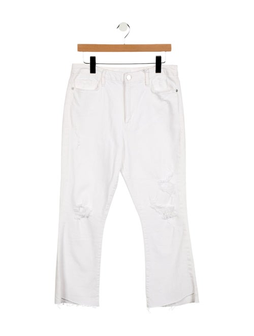 FRAME High-Rise Straight Leg Jeans