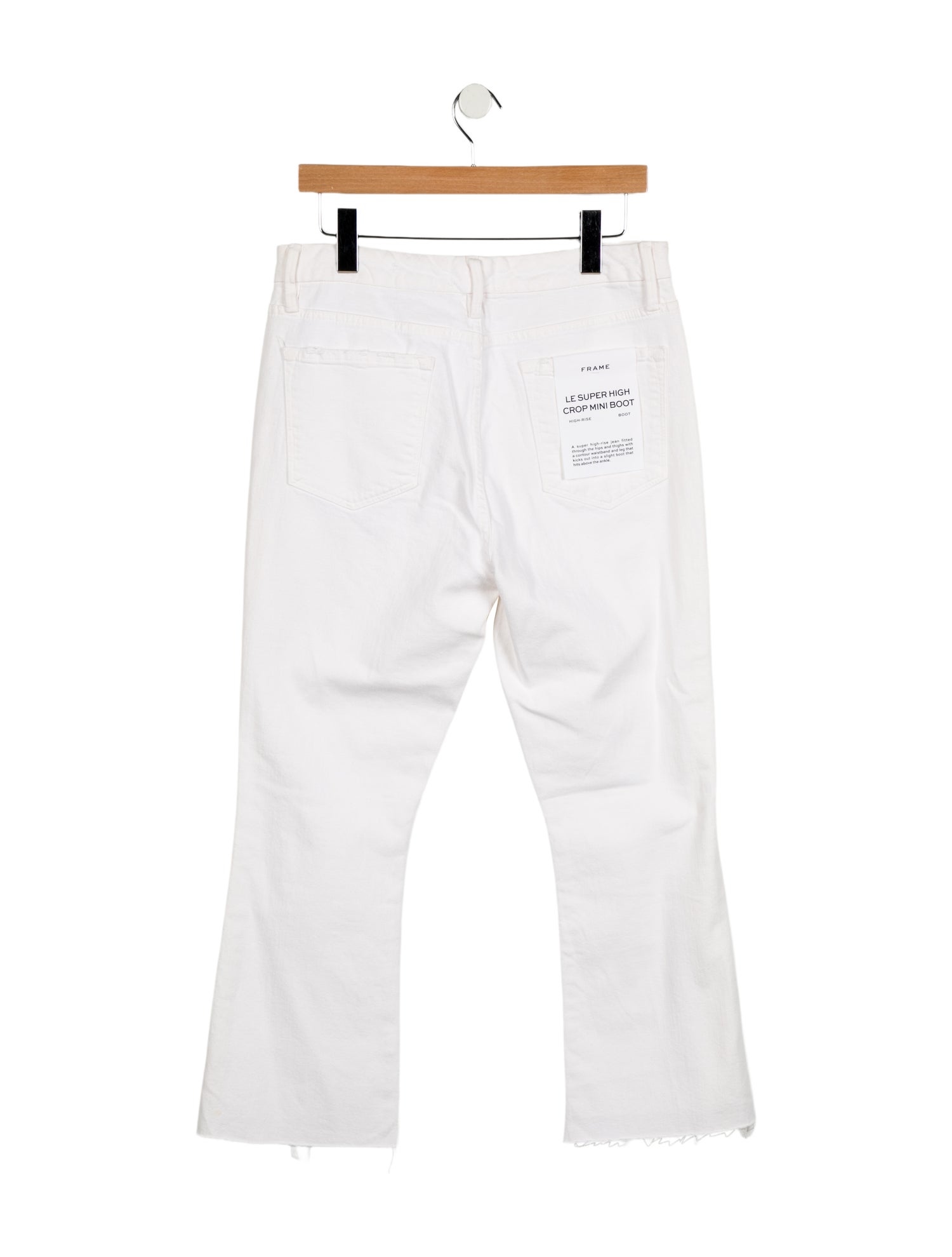 FRAME High-Rise Straight Leg Jeans