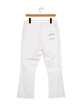 FRAME High-Rise Straight Leg Jeans