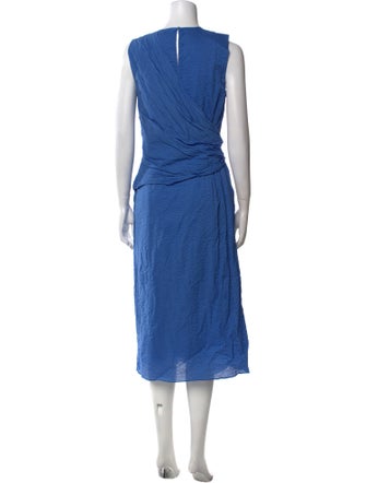 FRAME Crew Neck Long Dress