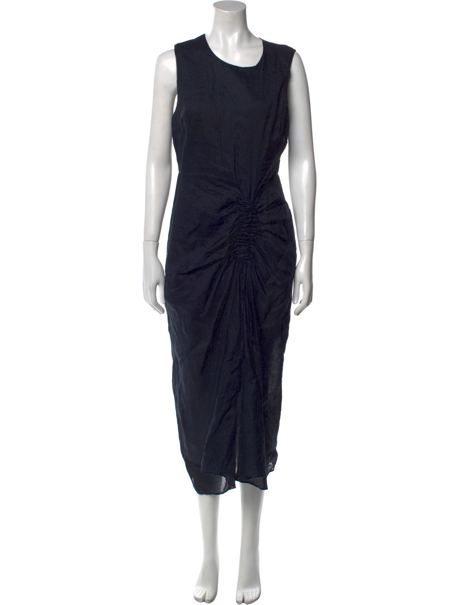 FRAME Crew Neck Long Dress