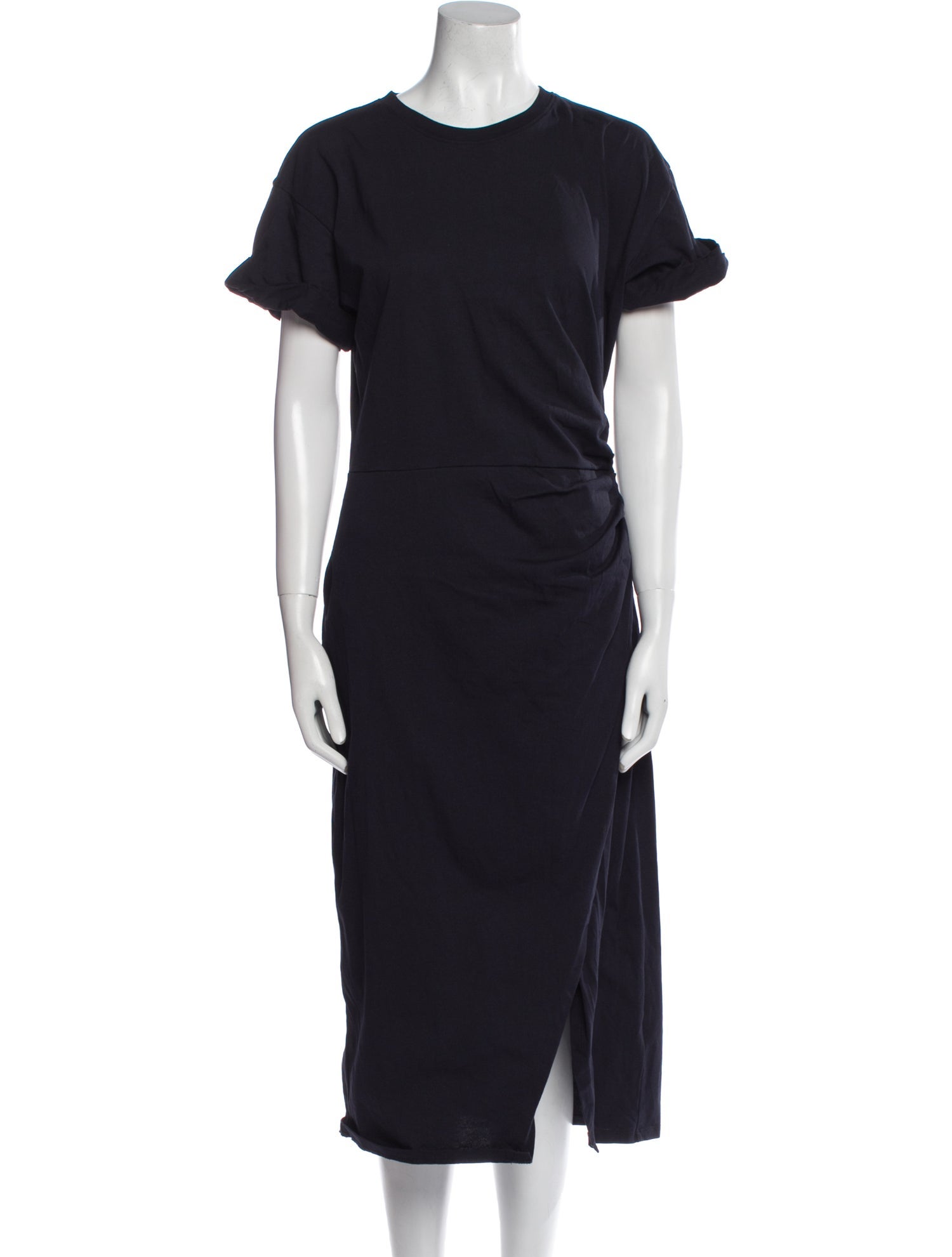 FRAME Crew Neck Long Dress