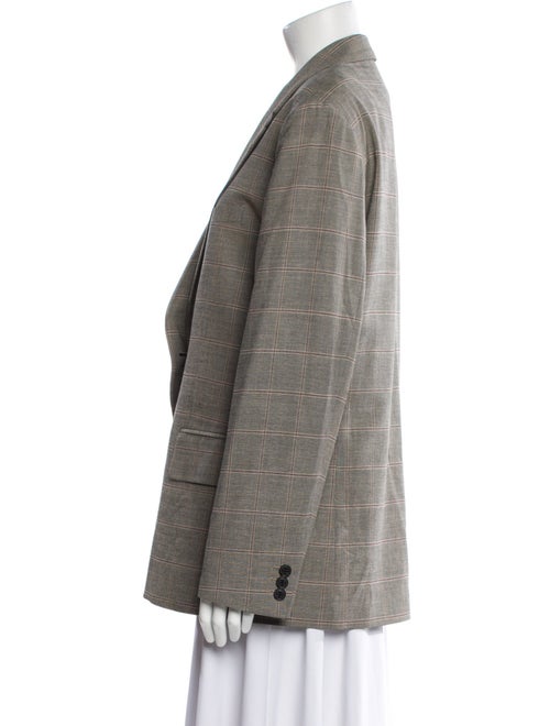 FRAME Plaid Print Blazer