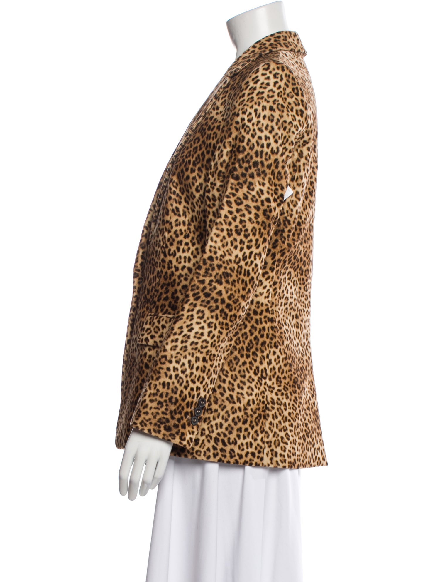 FRAME Animal Print Blazer