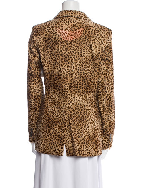 FRAME Animal Print Blazer