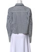 FRAME Striped Long Sleeve Button-Up Top