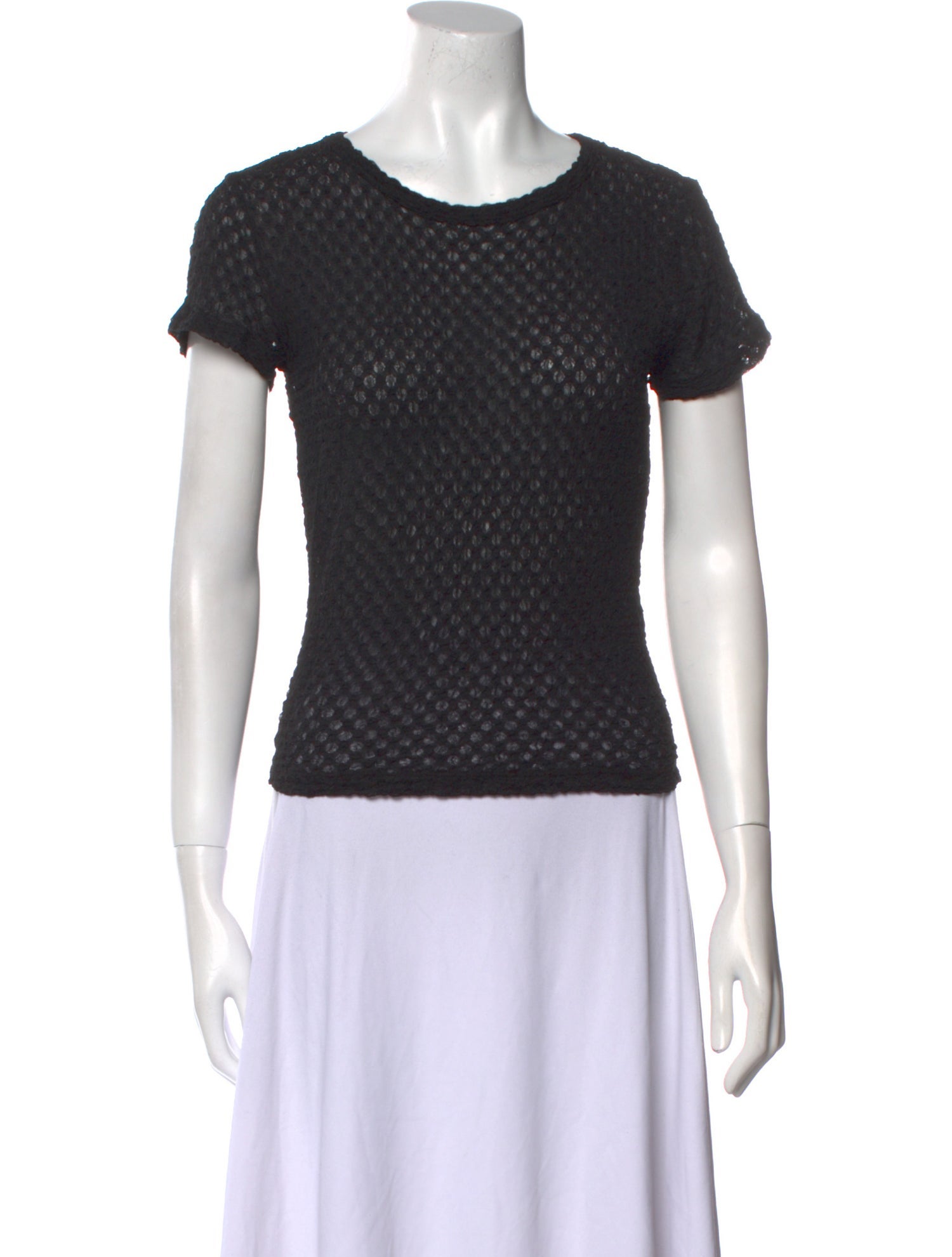 FRAME Scoop Neck Short Sleeve T-Shirt