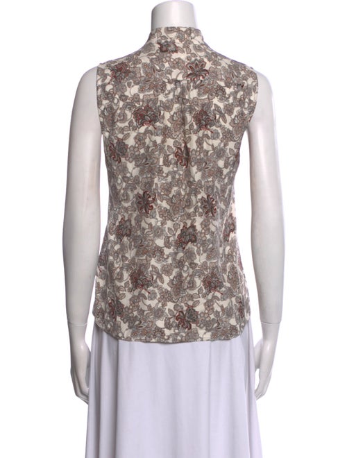 FRAME Silk Printed Top