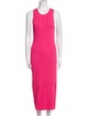 FRAME Scoop Neck Long Dress