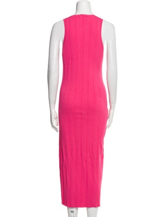 FRAME Scoop Neck Long Dress