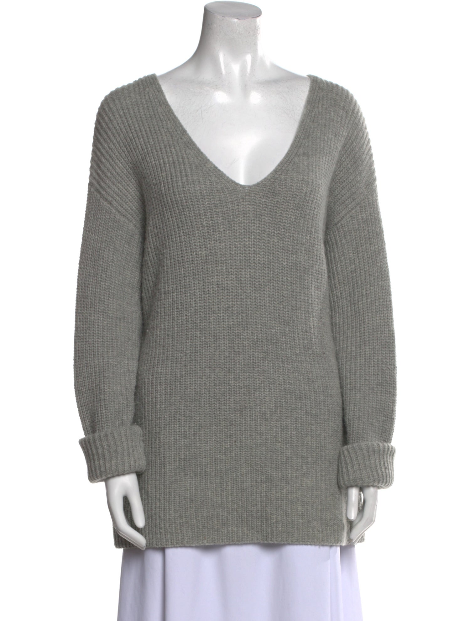 FRAME Nylon V-Neck Sweater