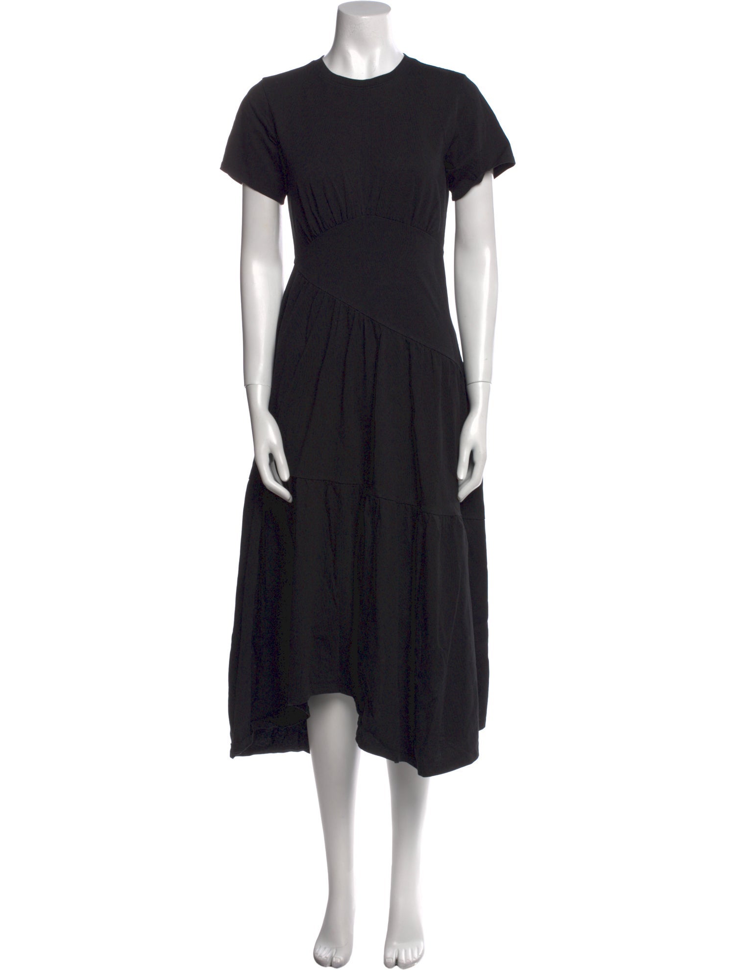 FRAME Crew Neck Long Dress