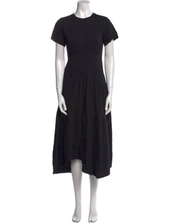 FRAME Crew Neck Long Dress