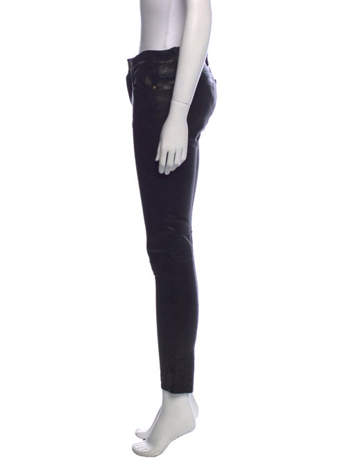 FRAME Lamb Leather Skinny Leg Pants
