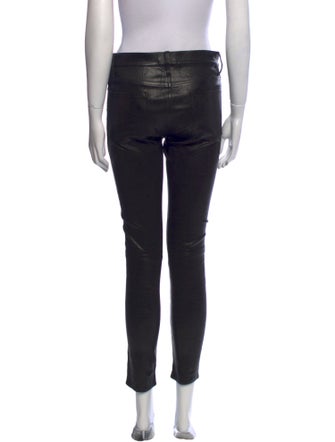 FRAME Lamb Leather Skinny Leg Pants