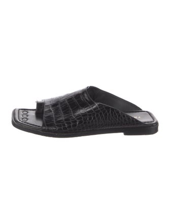 FRAME Leather Printed Slides