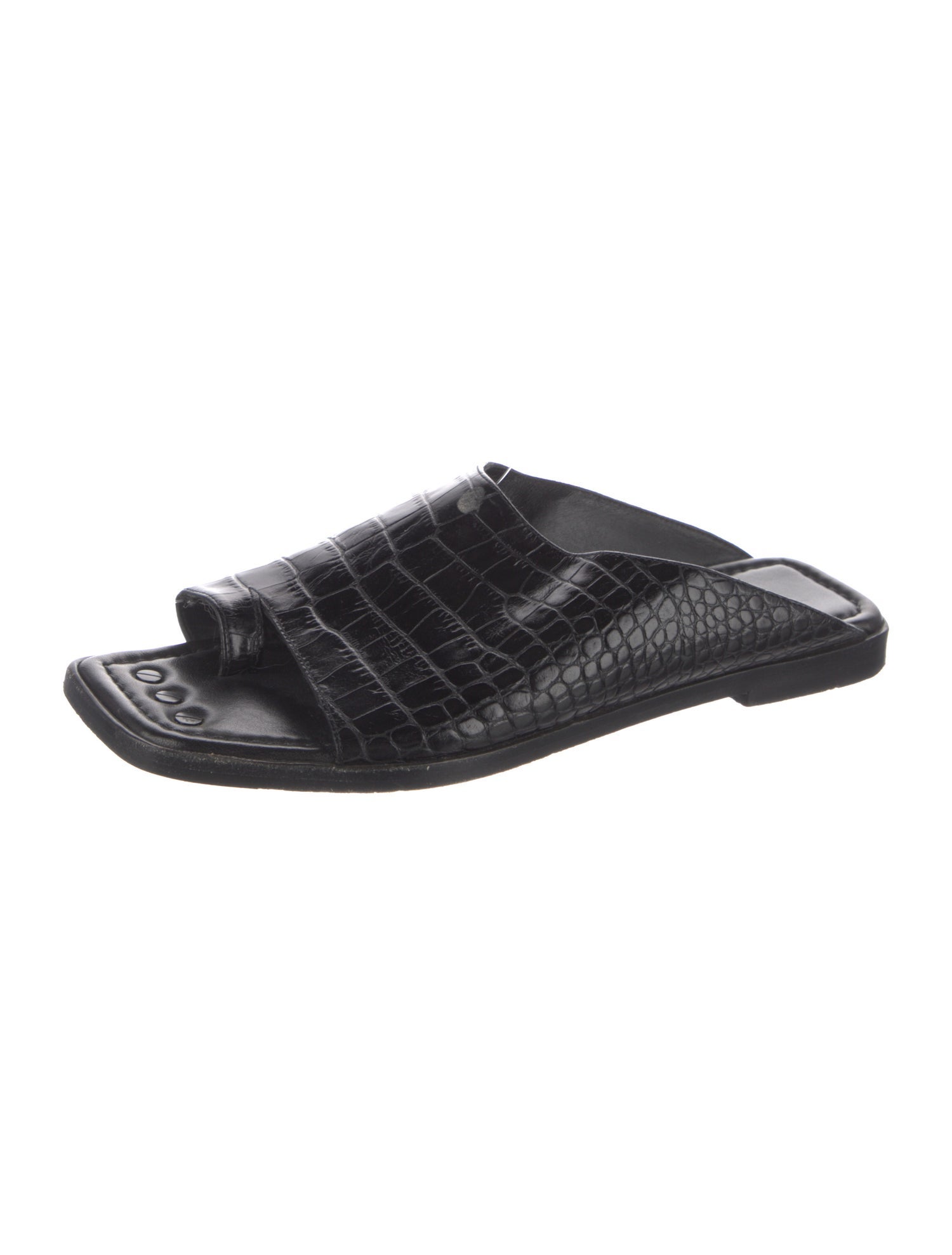 FRAME Leather Printed Slides