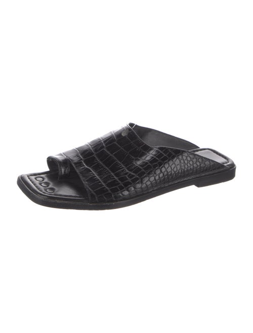 FRAME Leather Printed Slides