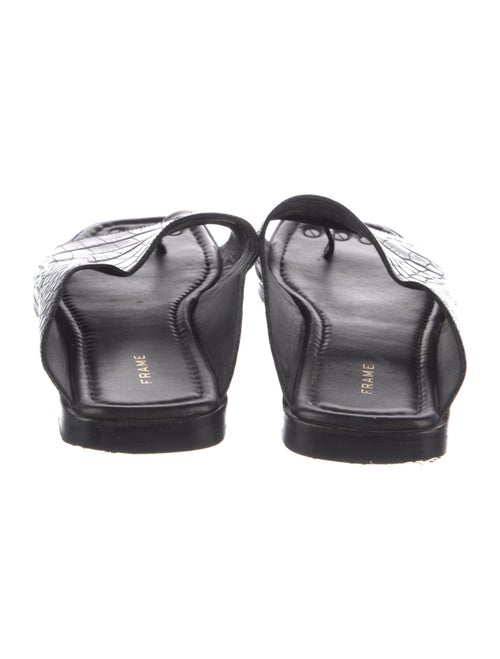 FRAME Leather Printed Slides