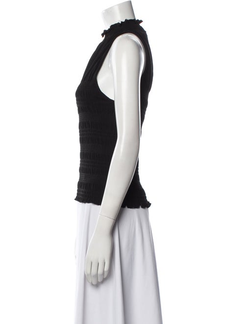 FRAME Mock Neck Sleeveless Top