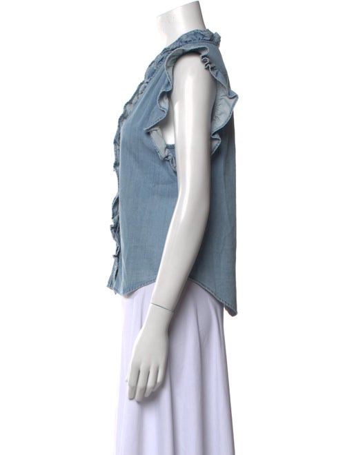 FRAME V-Neck Sleeveless Top