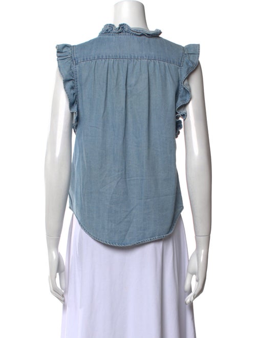 FRAME V-Neck Sleeveless Top