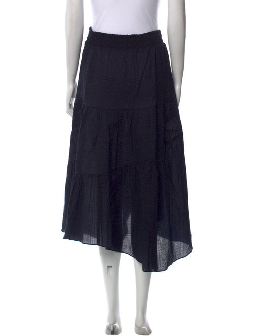 FRAME Ruffle Embellishment Midi Length Skirt