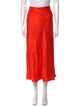 FRAME Silk Midi Length Skirt