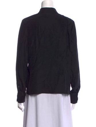 FRAME Silk Mock Neck Sweatshirt