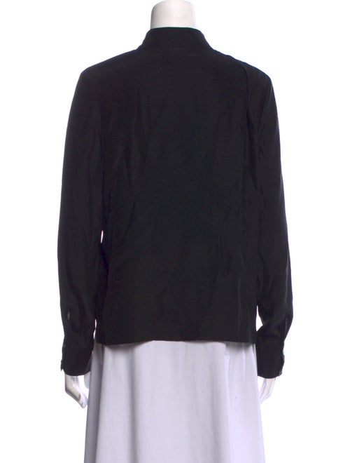 FRAME Silk Mock Neck Sweatshirt