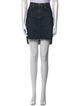 FRAME Distressed Accents Knee-Length Skirt