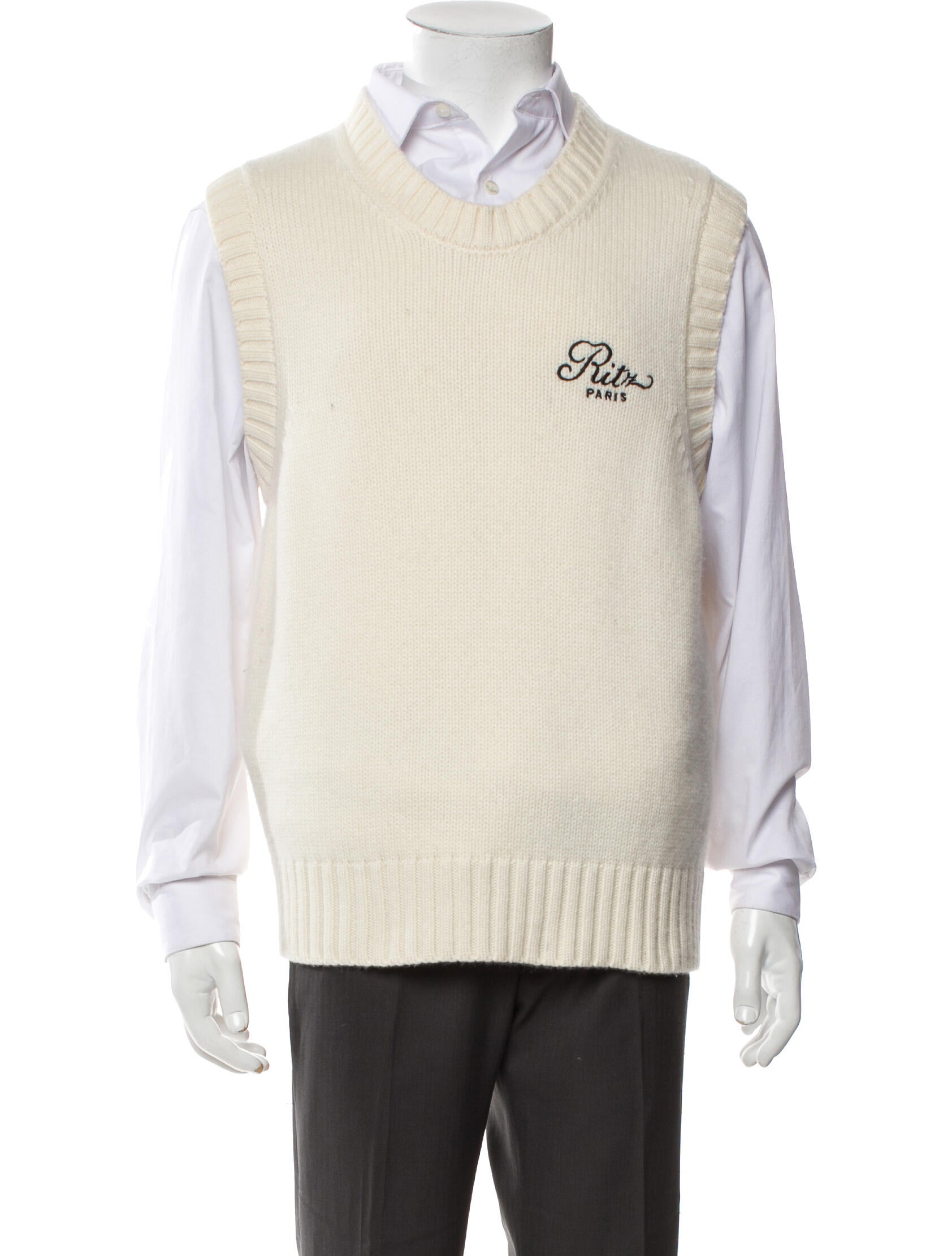 FRAME Cashmere Graphic Print Vest