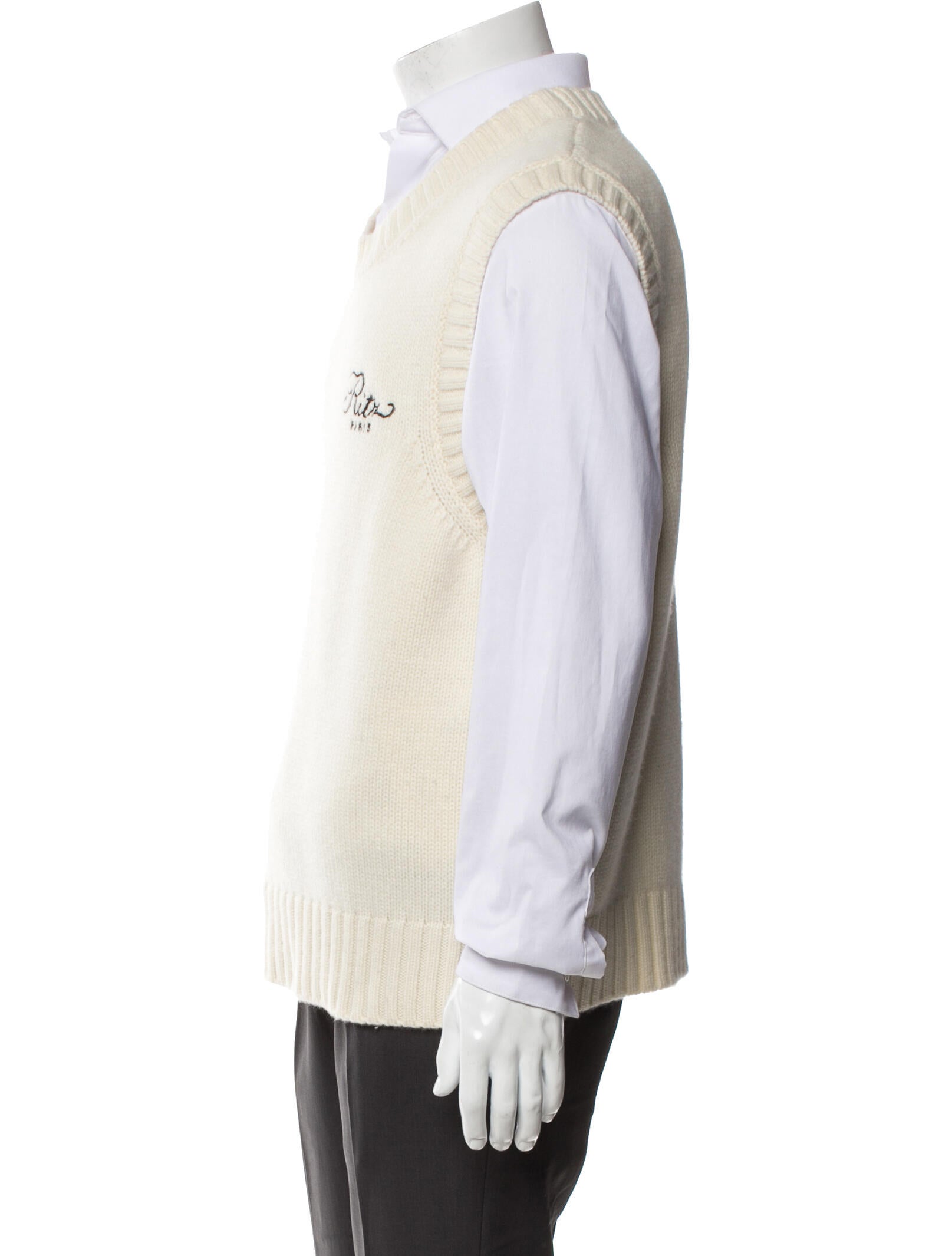 FRAME Cashmere Graphic Print Vest