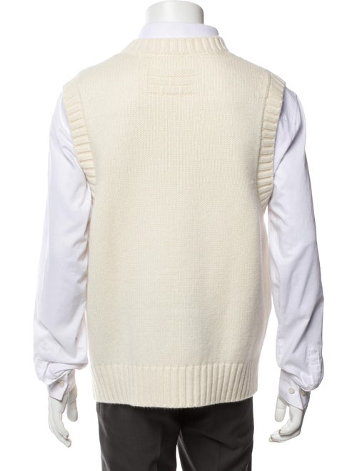 FRAME Cashmere Graphic Print Vest