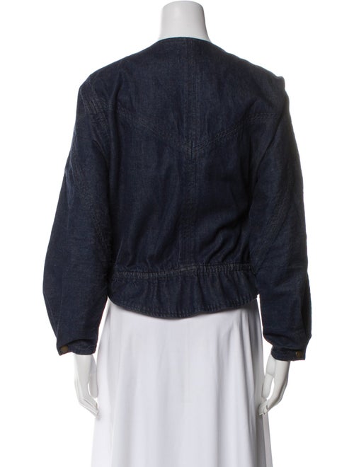 FRAME Plaid Print Denim Jacket