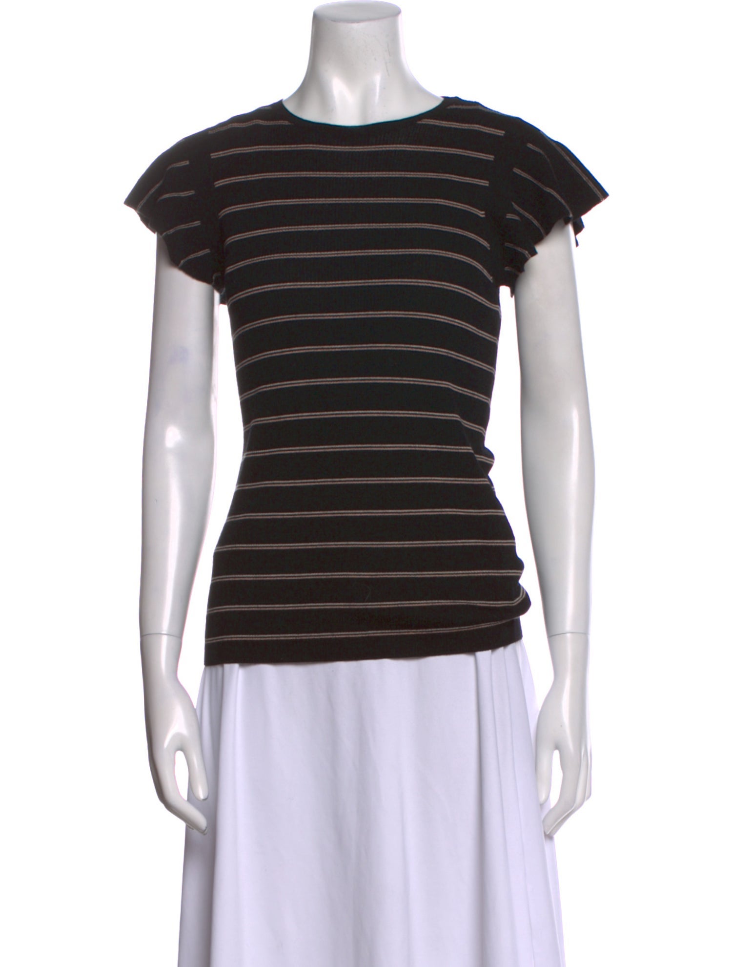 FRAME Wool Striped T-Shirt w/ Tags