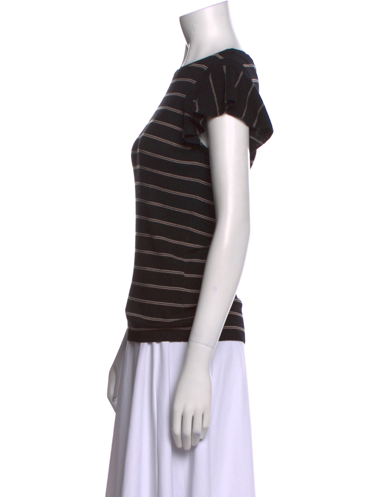FRAME Wool Striped T-Shirt w/ Tags