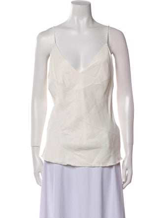 FRAME V-Neck Sleeveless Top