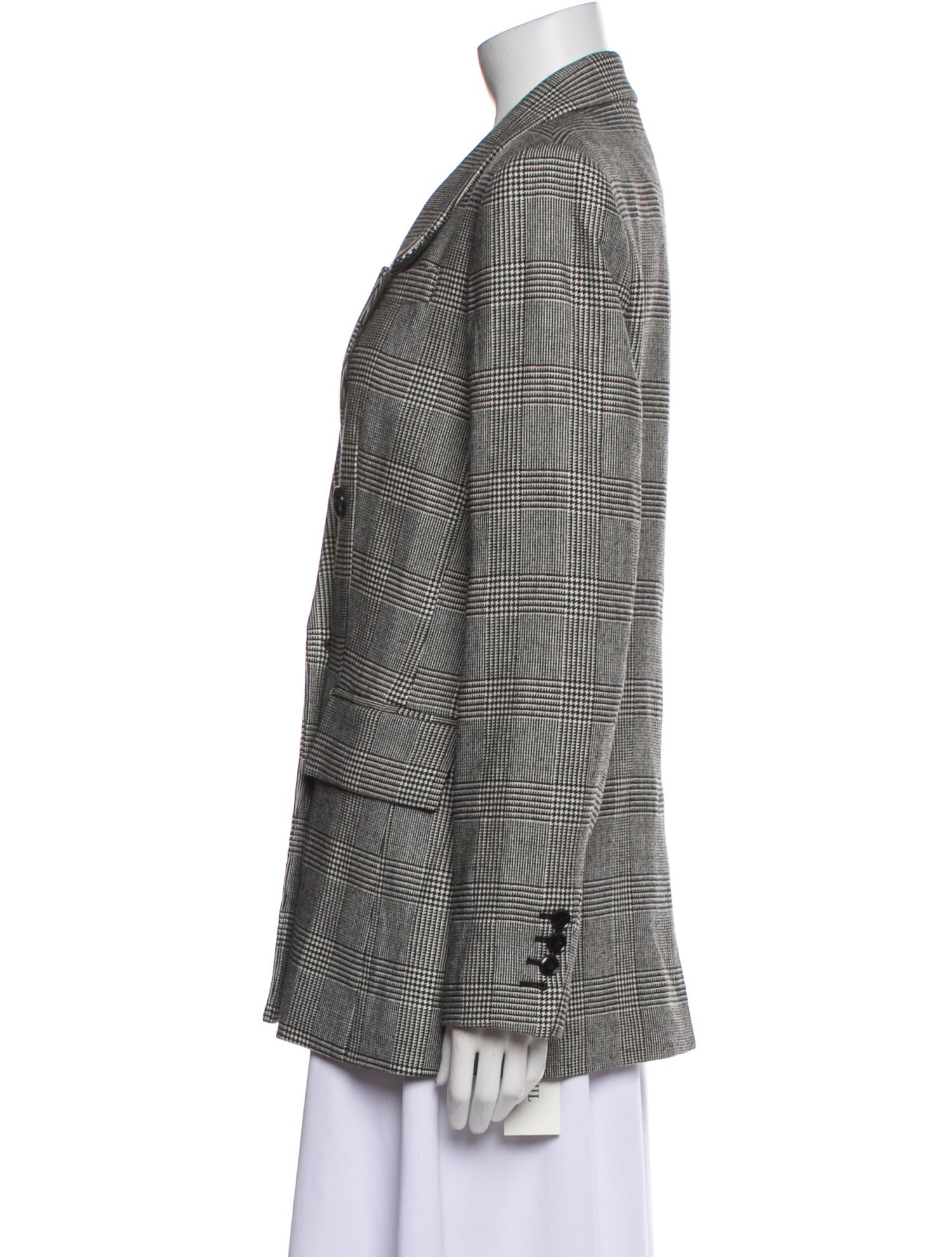 FRAME Plaid Print Blazer