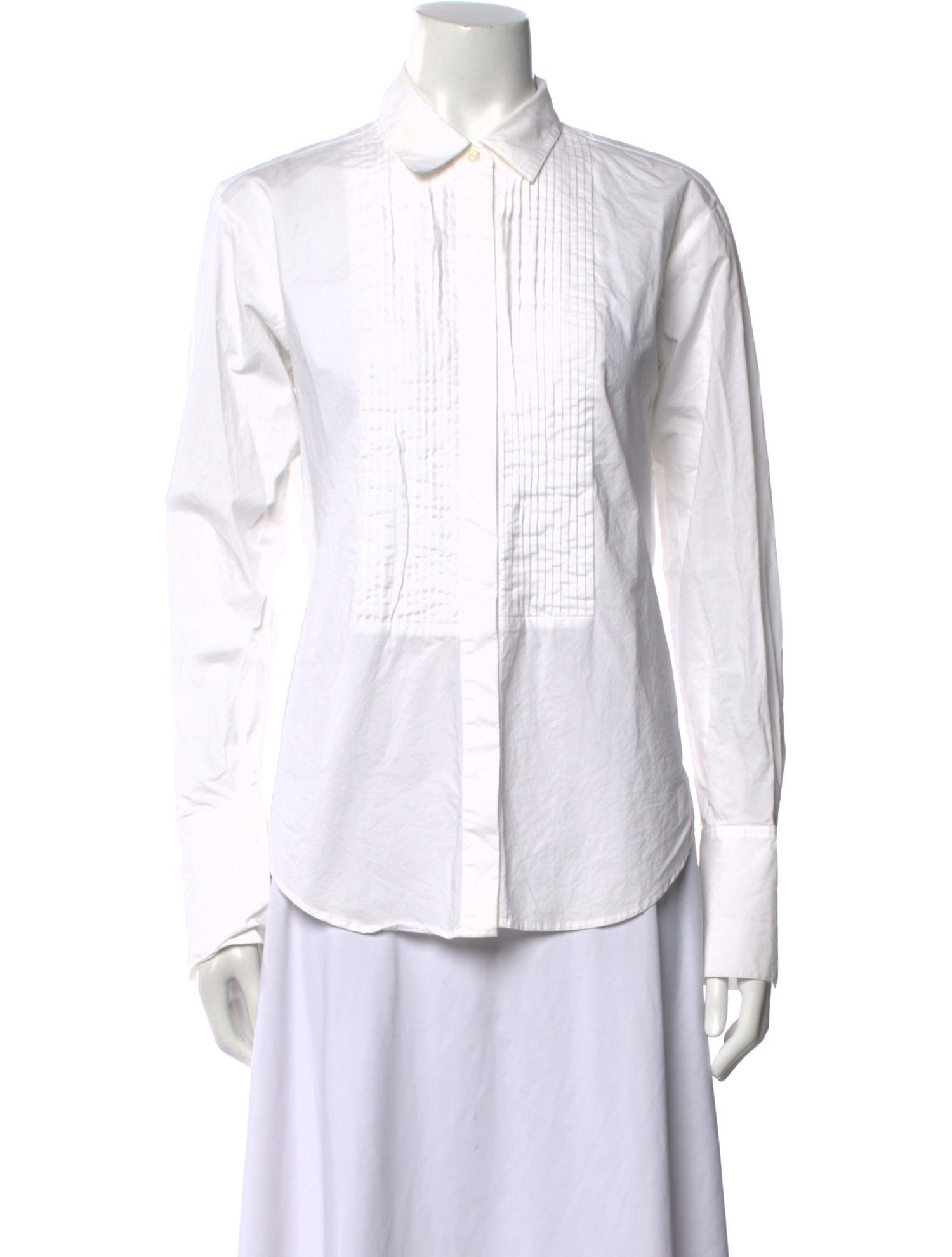 FRAME Long Sleeve Button-Up Top