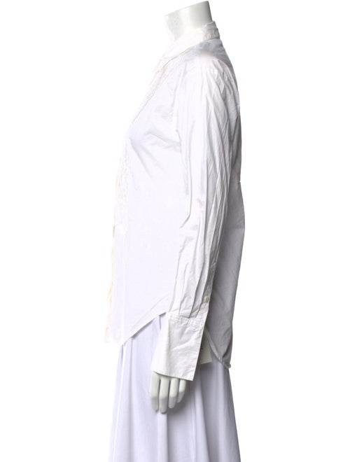 FRAME Long Sleeve Button-Up Top