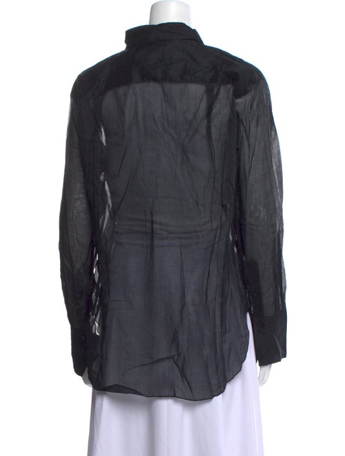 FRAME Long Sleeve Button-Up Top