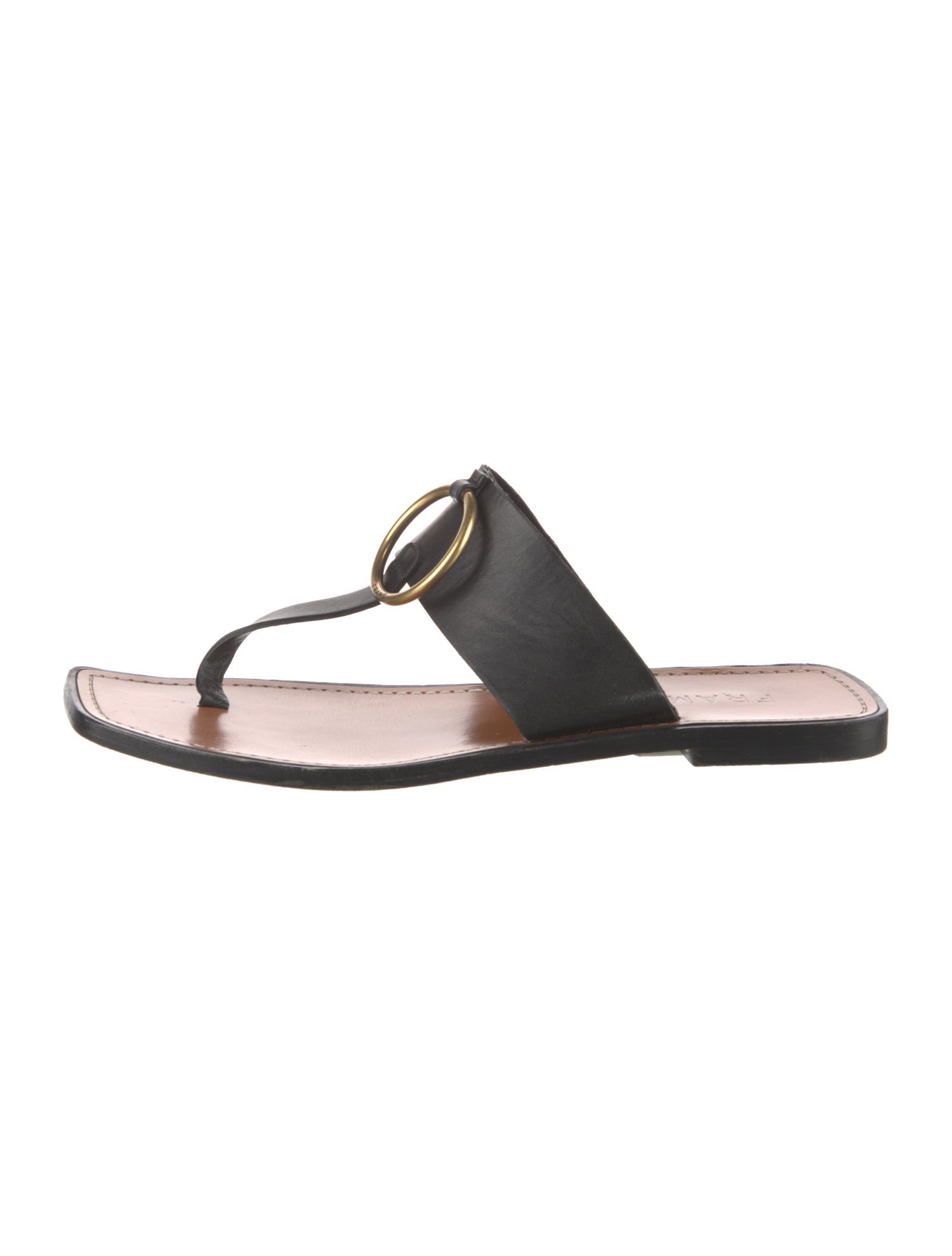 FRAME Leather Slides