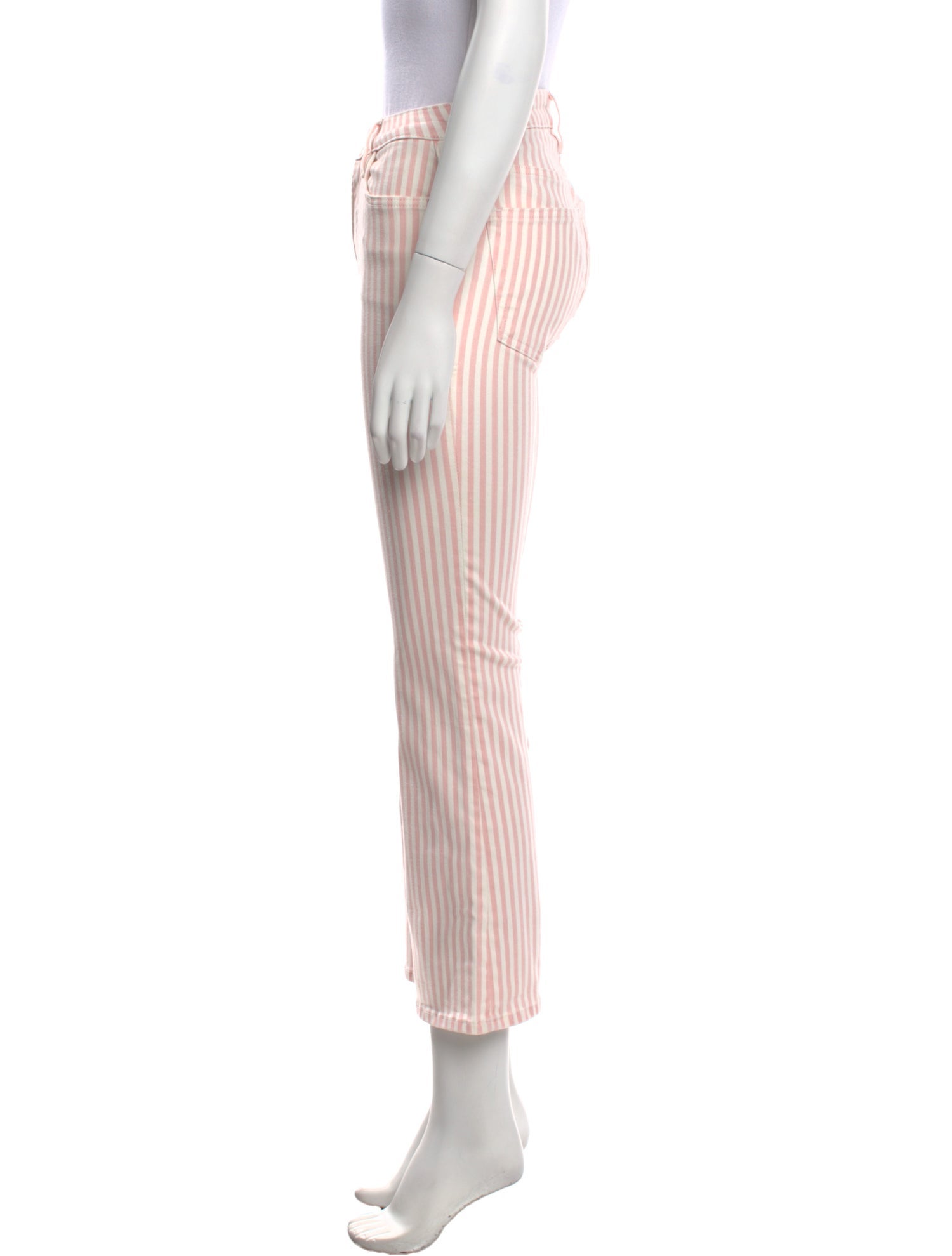 FRAME Striped Straight Leg Pants