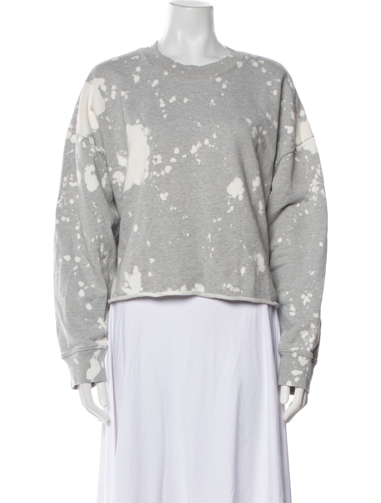 FRAME Printed Crew Neck Sweatshirt